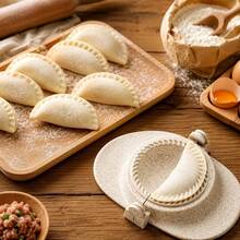 Premium Large Pastry Cutter 6Pcs Set, Multi Color Stainless Steel Dumpling Mold With Handy Handle, Practical Household Baking Accessory For Daily Use & Holiday Gift Giving - View 5