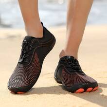 Unisex Lightweight Barefoot Shoes, Quick-Drying And Breathable Water Shoes, Suitable For Men And Women For Swimming Pools, Beaches, Swimming, Boating, Hiking, Surfing, And Indoor Fitness Activities Such As Gym Workouts, Yoga, And Treadmill Running. - Orange - View 6
