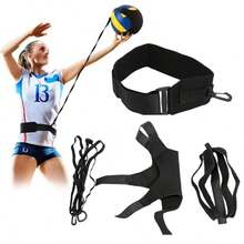 Volleyball Training Equipment Aid, Adjustable Soccer Juggling Training Rebound Strap, Volleyball Beginner Training Aid Skill Training Ball Control Practice - Multicolor - View 2