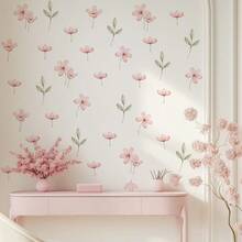 1/3 Sheets Cute Flower Growth Chart Sticker For Kids, Cartoon Height Measurement Wall Decal, Removable Nursery Room Decor, Baby Girl Boy Height Tracker, Home Decoration Accessories​ - Multicolor - View 8