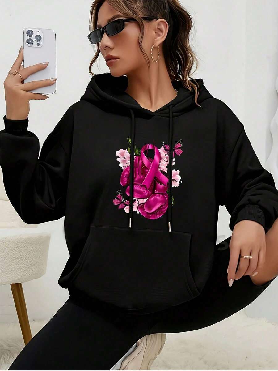 RN - Black With White ECG Graphic And Heartbeat, Nursing Professional Clothing, Hood With Adjustable Drawstring, For Healthcare Professionals In All Seasons. - 駝色 - 查看 1