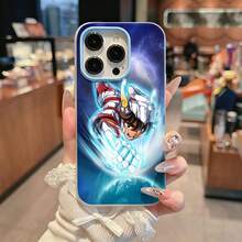 Pegaso Seiya poder cósmico blanco rojofunda de teléfono Fundas compatibles con ,Apple,VIVO,OPPO,,, y Honor.Fabricadas en silicona TPU,ofrecen protección contra golpes y caídas. - Azul - Ver 1