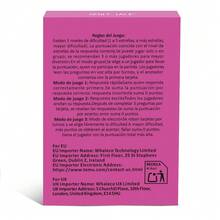 HEART BRIDGE Spanish Knowledge Competition Card Game, Tabletop Game, 150 Interesting Knowledge Questions Covering A Wide Range Of Fields, Suitable For Party Entertainment, Family Interaction, Group Knowledge Competition, Perfect Gift For Friends On Christmas/Halloween/Birthday Parties. |50 Cards| - Red Violet - View 3