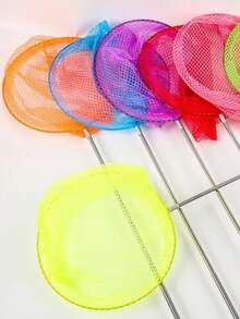 Stainless Steel Telescopic Kids Fishing Insects Net For Outdoor Beach Fishing Accessories Children Playing Mini Fishing Net - Multicolor - View 2