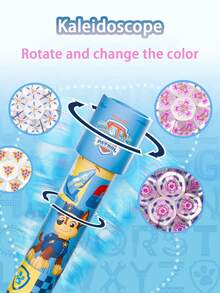 1 pieza Juguete de caleidoscopio prisma de Paw Patrol, cambio dinámico de patrón, decoración estética linda, adecuado para decoración del hogar y la habitación, regalo ideal para cumpleaños, Día de San Valentín y Navidad, recuerdo para amigos, decoración de ambiente de fiesta y regalo de vacaciones - Multicolor - Ver 9