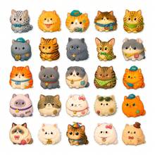 50 Buah Stiker Kucing Kartun Berpakaian, Stiker Kucing Aksesori Lucu untuk Tata Letak Scrapbook, Dekorasi Perencana & Kerajinan Alat Tulis DIY - A - View 8