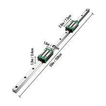 Carril Guía Lineal HGR20-1500mm Recorrido Carril de Deslizamiento Lineal Guías Lineales HGR20-1500mm para Kit CNC Adecuado para Equipos Automáticos, Equipos de Medición de Precisión - HGR20-150 - Ver 10