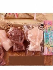 1 buah Taba-Squishy Mainan Remas Lucu Bentuk Pria Berotot untuk Lelucon, Hadiah Lelucon Penghilang Stres Kreatif - MultiWarna - View 3