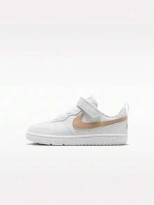 Nike COURT BOROUGH LOW RECRAFT (PS) 幼童休閒低筒鞋 DV5457-141 - 摩卡棕 - 查看 1