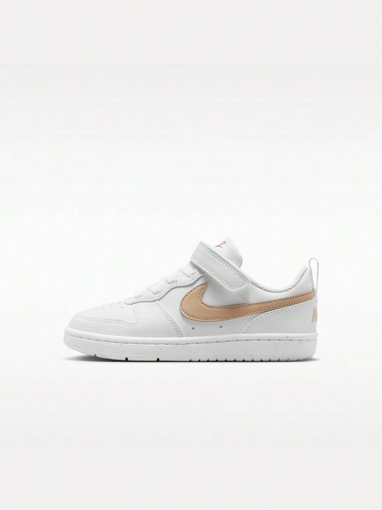 Nike COURT BOROUGH LOW RECRAFT (PS) 幼童休閒低筒鞋 DV5457-141 - 摩卡棕 - 查看 1