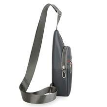 Bolso de pecho con múltiples compartimentos y cremallera con diseño de correa de hombro ajustable, un bolso bandolera para almacenamiento de uso diario - Multicolor - Ver 3