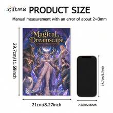 GDTME Magical Elf Coloring Book: Bold-Easy Patterns Coloring Book For Adult And Children, Mythical Creature Art Colouring Book, Holiday Present For Halloween, Christmas And Various Party Gatherings, Suitable For Friends Who Love Coloring And Back To School - Magical - View 7