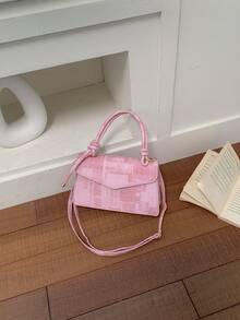 Korean Style Small Square Handbag New Casual Highly Attractive Minimalist Versatile Shoulder Crossbody Bag - Multicolor - View 9