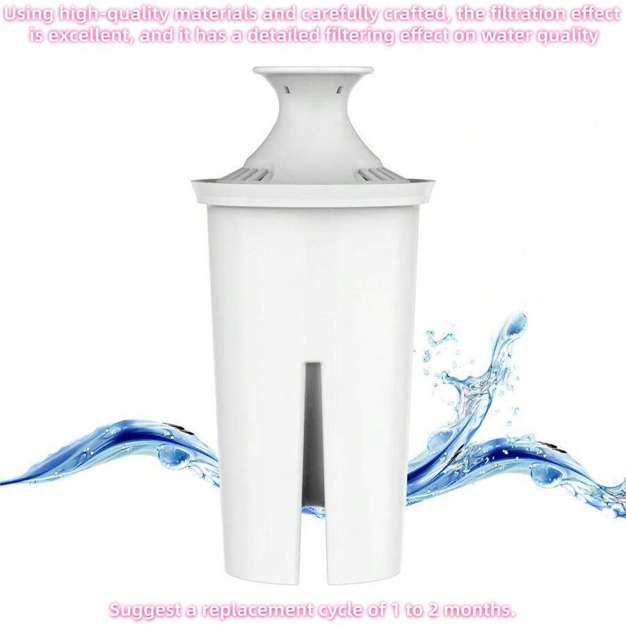 1/3/6pcs Universal Water Filter Replacement Cartridges, Multi-Layer Filtration To Block Rust, Silt, Hair And Particles, Reduce Limescale And Residual Chlorine, Improve Tap Water Odor - View 1