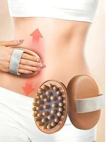 1/2pcs Massage Comb/Pad Brush, Body Massage And Therapy Tool, Relieves Fatigue And Soreness, Skin Laxity, Reduces Fat Accumulation, Promotes Lymphatic And Blood Circulation, Eliminates Edema. Can Be Used As Dry Brush To Remove Dead Skin. Air Cushion Suitable For Essential Oil And Sunbathing Massage. Can Be Used During Beauty Care, Skincare, Spa And Bathing - Multicolor - View 10