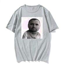 Camiseta Gráfica Divertida con el Meme de la Cara de Bebé de Charlie Kirk, para Hombre y Mujer, Estilo Clásico de Moda, Manga Corta, Estilo Harajuku Urbano - Rojo - Ver 6