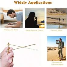 2pcs Copper Dowsing Rod- 2PCS Divining Rods - Detect Gold, Water, Ghost Hunting Etc - Detachable - View 9