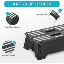 Folding Stools - Black - View 5