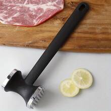 1 pezzo Batticarne in lega di alluminio, per ammorbidire e marinare, battere e sigillare i succhi, martello per carne a doppia faccia adatto per Ringraziamento, Natale, cucina, ristorante, hotel, campeggio, picnic, tutte le stagioni - Multicolore - Visualizzare 7