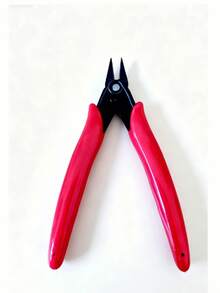 Precision Wire Cutter Electronic Pliers Mini Diagonal Cutter Plastic Part Scissors Electrician Wire Trimming Scissors With Lock DIY Manual Tool Pliers - A - View 9
