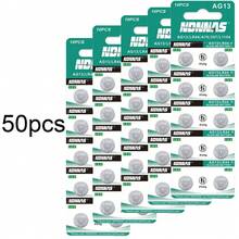 LR44 AG13 鈕扣電池 (1.5V) – 持久耐用鈕扣電池，適用於手錶、玩具、計算機和遙控器 | 相容於 SR44, 357, LR1154, L1154, A76, G13 - (KND) AG13 LR44 - 查看 10