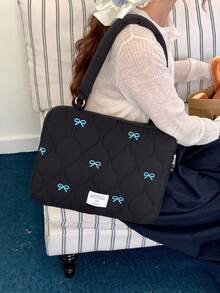 Fashionable Bow Laptop Bag, Lightweight Computer Bag, Compatible With MacBook 13/14 Inch, 15/15.6 Inch Laptop Shoulder Bag - View 17