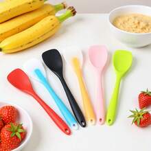Utensilios de silicona aptos para antiadherentes, herramientas esenciales de cocina para la cocción diaria y la repostería - Multicolor - Ver 5