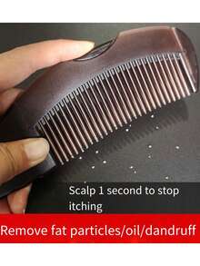 1pc Pente de Massagem Anticaspa, Pente de Energia Multifuncional, Escova de Cabelo com Dentes Ocos, Adequado para Massagem do Couro Cabeludo/Remoção de Caspa/Controlo de Oleosidade, Unissexo, Escova de Massagem de Energia, Pente de Cabeleireiro, Torna o Couro Cabeludo Mais Saudável, Melhora a Qualidade do Cabelo - A - Ver 7