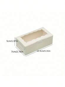 Square Box With Lid, White Gift Box With Weddings,Reusable, Parties, Valentine's Day,Birthday, Graduation Season Gift, Packaging Kitchen Supplies,Supermarket Restaurant Packaging Box - Multicolor - View 7