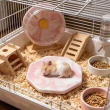 Hamster Cooling Pad, Anti-Bite Anti-Flip, Random Texture, Easy To Clean, Perfect For Cooling Hamsters In Summer, Also Suitable For Small Pet Cages And Landscape Decor. Suitable For Small Hamsters. - View 4