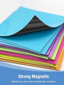 52/40/34/24/14/6/2pcs Reusable Magnetic Memo Pads, Size 7.62x7.62cm | Erasable Labels, Suitable For Whiteboards, Refrigerators, Storage Cabinets - Perfect For Office, Classroom Organization And Home Memo Use, Classroom Must Haves, Classroom Organisation, Classroom - A - View 7