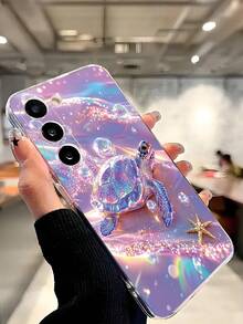 1個亮片夢幻海龜海星泡泡手機殼 柔軟防護套 適用於華為 榮耀 Galaxy A04e/12/A13/A14/A34/A50/A52/A53/A54/S21/S22/S23/S24/S25/S25Ultra/S25FE/S26/S26 PLUS/S26 ULTRA/S26 EDGE/ 6A/7A/8A/ 12T/13T/15T/15 TPRO, [國際版非本地版] - 無色 - 查看 6