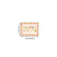 1pc Dramatic Exit Funny Wall Art Picture Cute Pastel Prints Canvas Paintings Retro Typography Poster Humorous Quote Sign Home Decor For Dorm Bedroom Hallway Preppy Room Wall Decoration Unframed / Framed - Pattern In Color - View 9