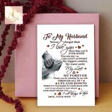 1pc Heartfelt Birthday Card For Husband - "Never Forget I Love You More Than Ever, " Perfect For Birthdays, New Year, Holidays, And Special Occasions - Sentimental Message For Lovers, Family, Friends - One Size Fits All - View 7