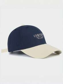 1pc Unisex Dual-Tone Baseball Cap, COMPORT FACT1911 Embroidered Dad Hat, Vintage Curved Brim, Adjustable Breathable, Suitable For Spring, Autumn, Summer Streetwear - A - View 14