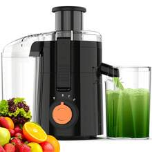 Powerful Centrifugal Juicer Machine- 3 INCH EXTRA Wide Mouth Feed Chute For Easy Juicing Of Fruits And Vegetables, Stainless Steel, Easy To Clean, Perfect For Healthy Living And Delicious Juice Recipes - US A Type Plug(110-127V) - View 1