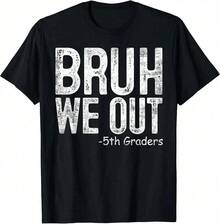We Out 5th Graders Fifth Grade Graduation Class Of 2026 T-Shirt - Black - View 1