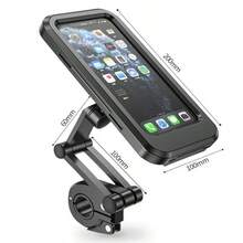 Waterproof Phone Pouch Bicycle Navigation Waterproof Mount Rider Handlebar Mount Electric Motorcycle Handlebar Phone Holder - Multicolor - View 10