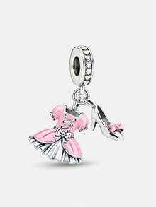 1 Stück 925er Sterlingsilber Cut Out Blumen-Herz-förmige Perlenkette, geeignet für Armbänder, Armreifen, DIY-Schmuckherstellung und tägliche/Muttertags-Dekoration, Schmuckdekoration für Frauen und Mädchen - Satz 1 - Übersicht 13