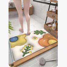 Bath Rug Set - ดอกไม้ C - ดู 3