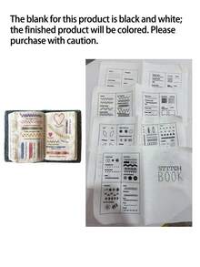 20X20cm/7.9X7.9in Embroidery Kit, Includes Book And Floral Pattern Handmade Embroidery, Suitable For Adult Beginners. Kit Includes Embroidery Fabric, Instructions, Embroidery Hoop, Needle And Thread, Suitable For Adults - Perfect For Soulmate Birthday Gift, Mother's Day Gift - Multicolor - View 11