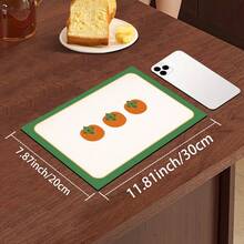 1pc Diatomaceous Earth Drying Mat, Non-Slip Heat-Resistant Absorbent Mat, Suitable For Kitchen Countertop, Coffee Machine, Tableware, Home Cafe Bar Party Decoration Placemat Gift - Multicolor - View 11