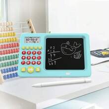 Children's Drawing Board, English Handwriting Board, Math Teaching Material, LCD Calculator, Arithmetic Machine - Pink English - View 5