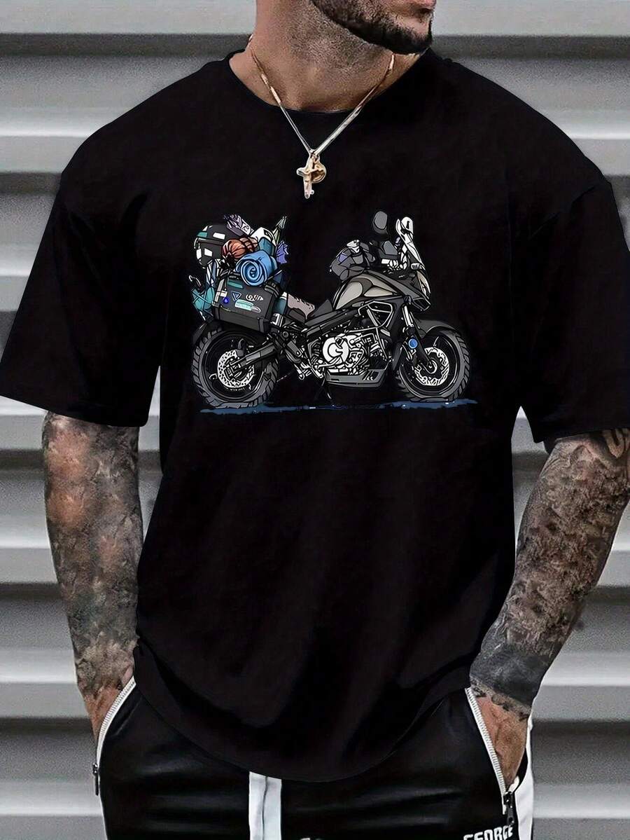 Camisetas de hombre - Negro - Ver 1