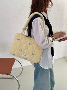 Fashionable Bow Laptop Bag, Lightweight Computer Bag, Compatible With MacBook 13/14 Inch, 15/15.6 Inch Laptop Shoulder Bag - View 18
