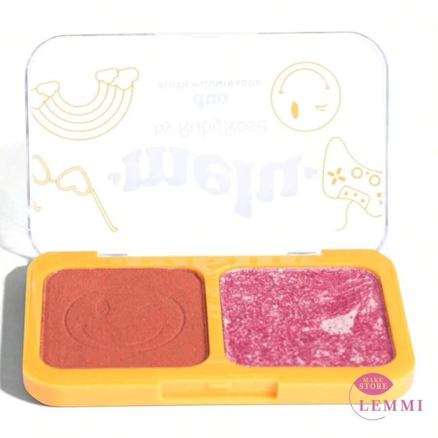 Duo Blush + Melu Ruby Rose Highlighter - 02 - View 1