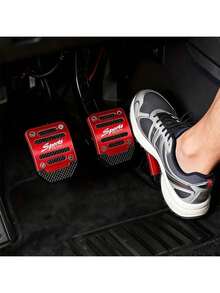3PCS Multi-Color Universal Car Brake & Accelerator Pedal Covers, Accelerator Pedal Sleeve, Car Brake Pedal Protector, High-Quality Anti-Slip Pedal Pads, 3-Color Brake, Accelerator, Clutch Pedal Set, Suitable For Manual Transmission Car Pedal Pads - Foot Pedal - View 10