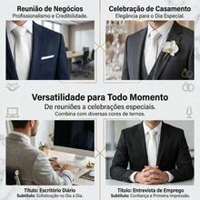 A Matte Twill Tie, A Versatile Tie Suitable For Work, Interviews, And Weddings. - 白色 - 查看 4