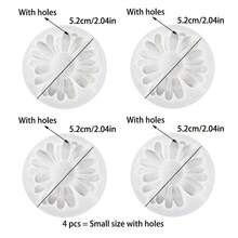 4-Piece Daisy And Sunflower Decorative Mold, DIY Scented Candle, DIY Craft Plaster Decorative Mold, Handmade Soap, Diffuser Stone Silicone Mold - 4pcs - Small Size With Holes - View 11