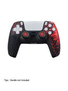 2 Pieces Set: 1pc Black Spider Controller Case + 1 Pair Spider Joystick Caps, For  5 Game Controller Protection, Anti-Slip, Anti-Sweat, Anti-Dust, Anti-Scratch, Improve Grip, Enhance Gaming Experience, Valentine's Day/Spring Romance Gift - Multicolor - View 13